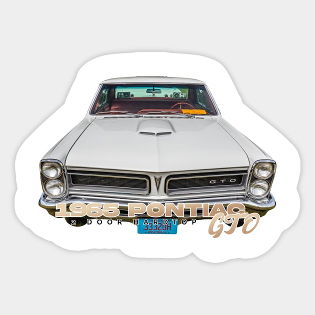 1965 Pontiac GTO 2 Door Hardtop Sticker by Gestalt Imagery